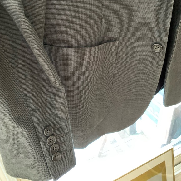 Original Penguin Cotton/Wool Dobby Blazer True Black - Picture 2 of 5